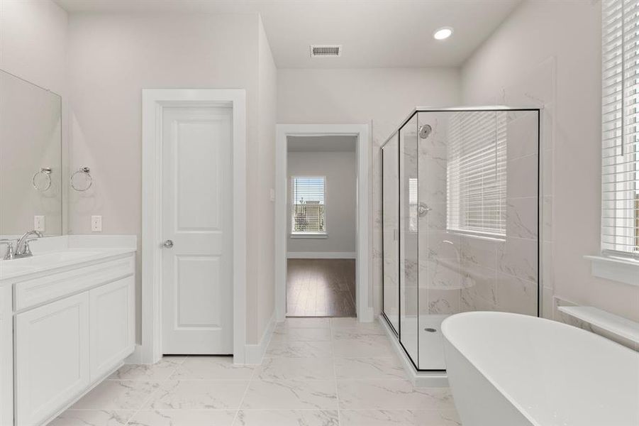 Furnished interior view inside a new home in Solterra, Mesquite (Image 12).