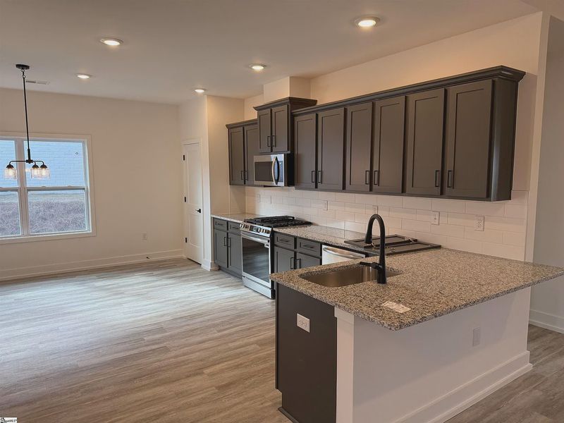 Furnished interior view inside a new home in Hidden Lake Estates, Greenville (Image 5).