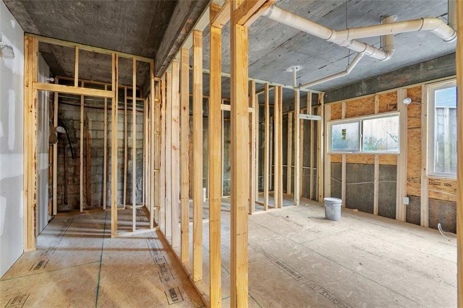 In-progress construction of a new home in , Atlanta, GA (Image 43). In-progress construction of a new home in , Atlanta, GA (Image 43).