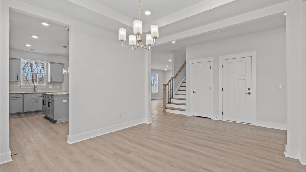 Furnished interior view inside a new home in Fox Hollow, Spartanburg (Image 11).
