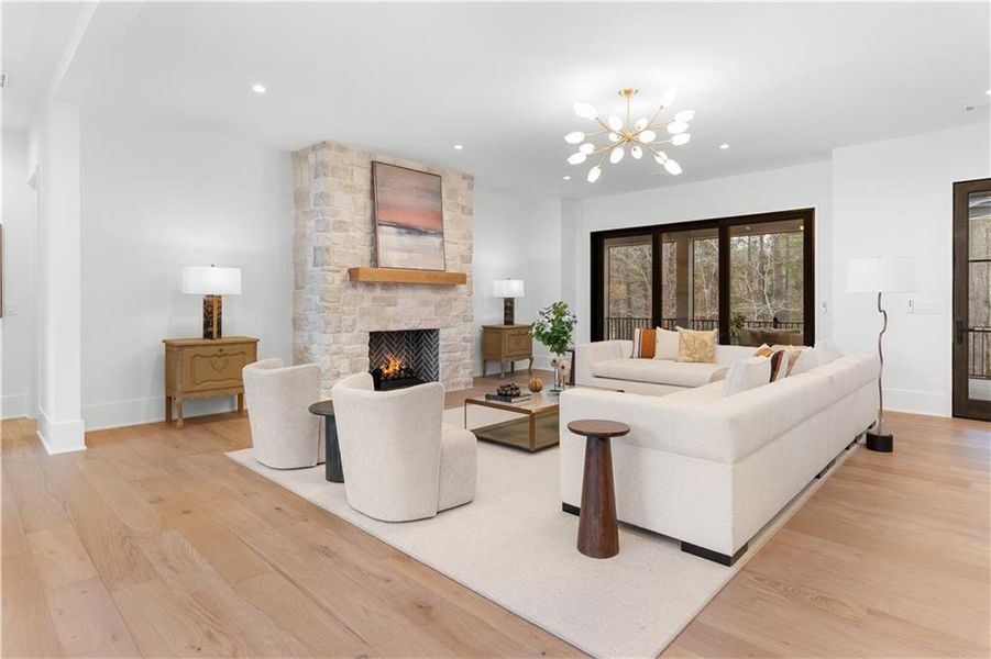 Furnished interior view inside a new home in , Greensboro (Image 39). Furnished interior view inside a new home in , Greensboro (Image 39).