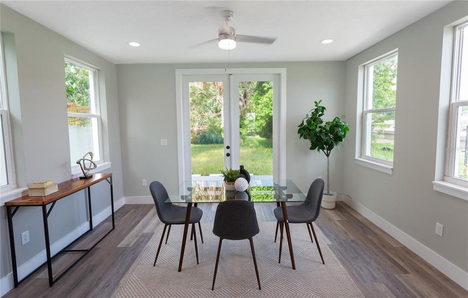 Furnished interior view inside a new home in , Tampa (Image 13). Furnished interior view inside a new home in , Tampa (Image 13).
