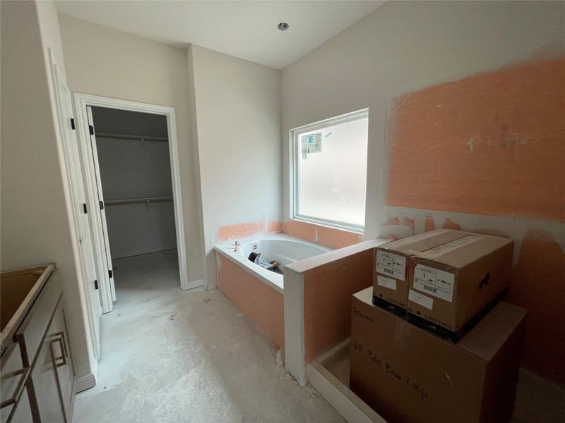 In-progress construction of a new home in Covered Bridge, Hutto, TX (Image 25).