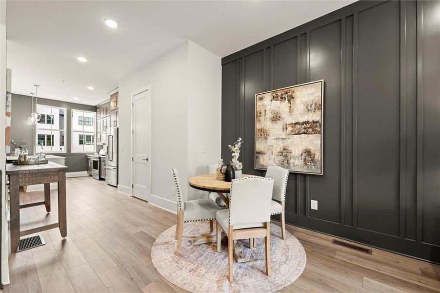 Furnished interior view inside a new home in The Gathering – Alpharetta, Alpharetta (Image 16).