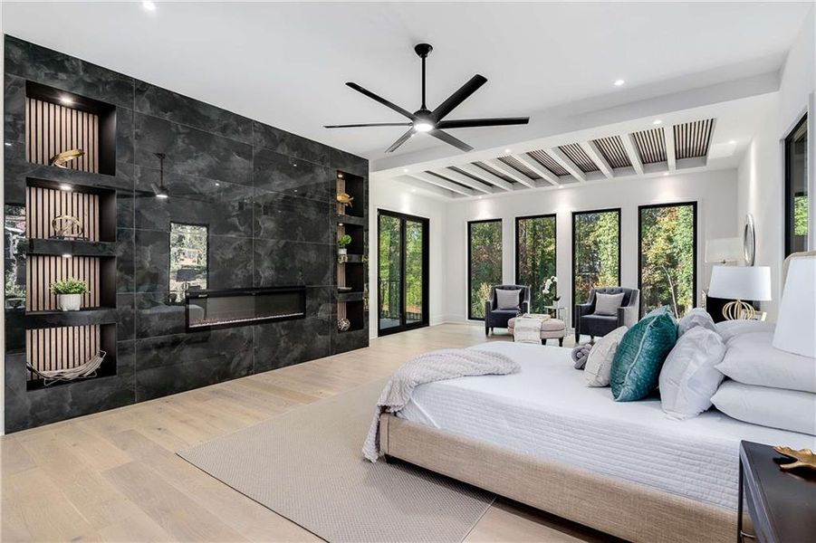 Furnished interior view inside a new home in , Sandy Springs (Image 14). Furnished interior view inside a new home in , Sandy Springs (Image 14).