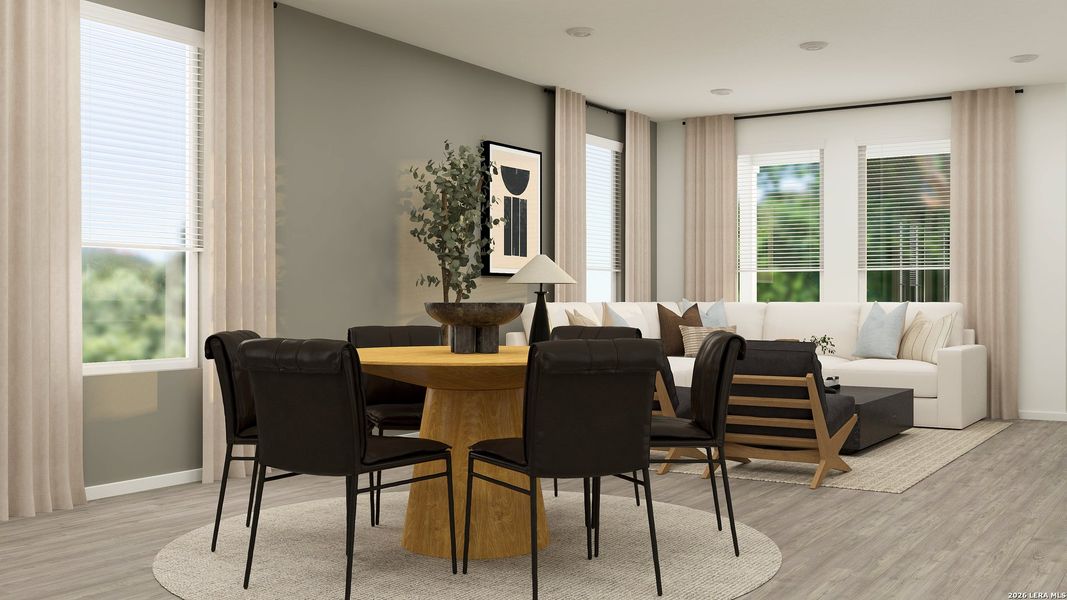 Furnished interior view inside a new home in , San Antonio (Image 14).