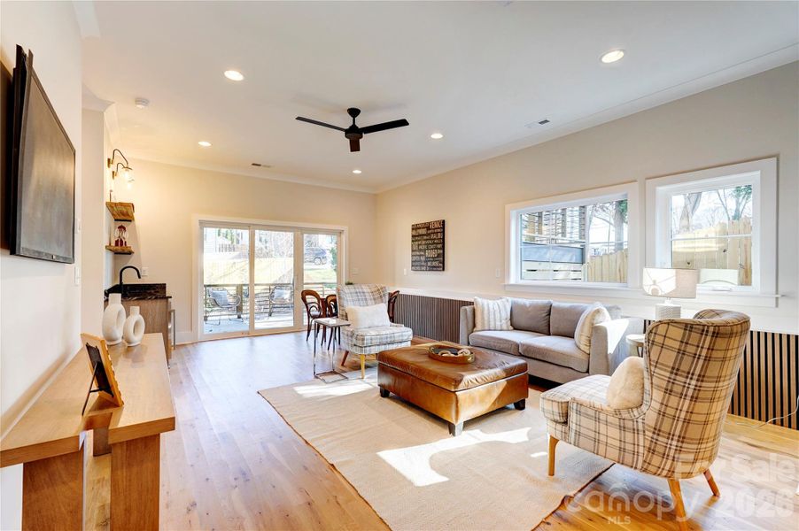 Furnished interior view inside a new home in , Charlotte (Image 32).