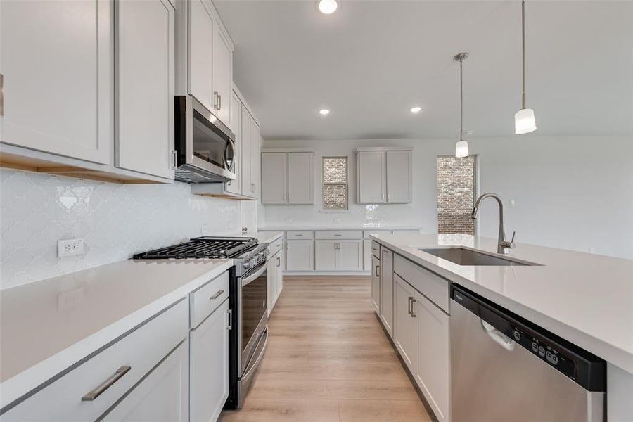 Furnished interior view inside a new home in Spiritas Ranch, Little Elm (Image 10).