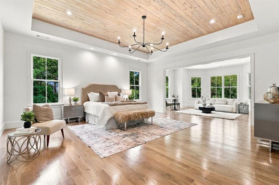 Furnished interior view inside a new home in , Roswell (Image 48).