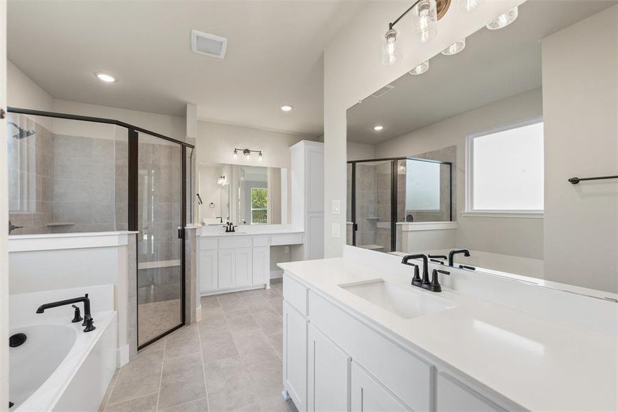 Furnished interior view inside a new home in Vista Oaks Estates, Royse City (Image 10).