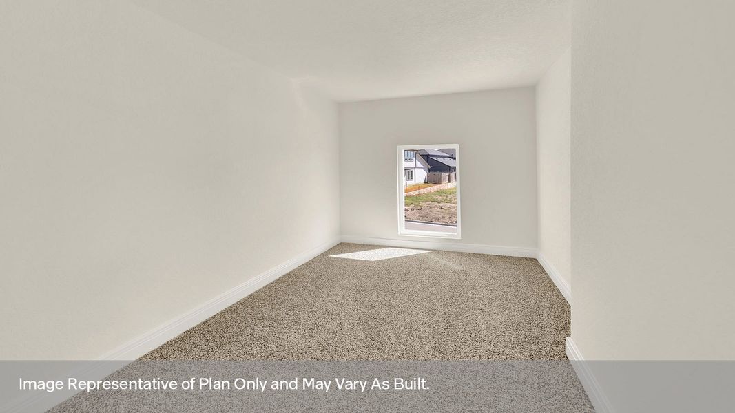 Representative unfurnished interior of a home built from the The Kendall by D.R. Horton in Paramount, Kyle (Image 29). Representative unfurnished interior of a home built from the The Kendall by D.R. Horton in Paramount, Kyle (Image 29).