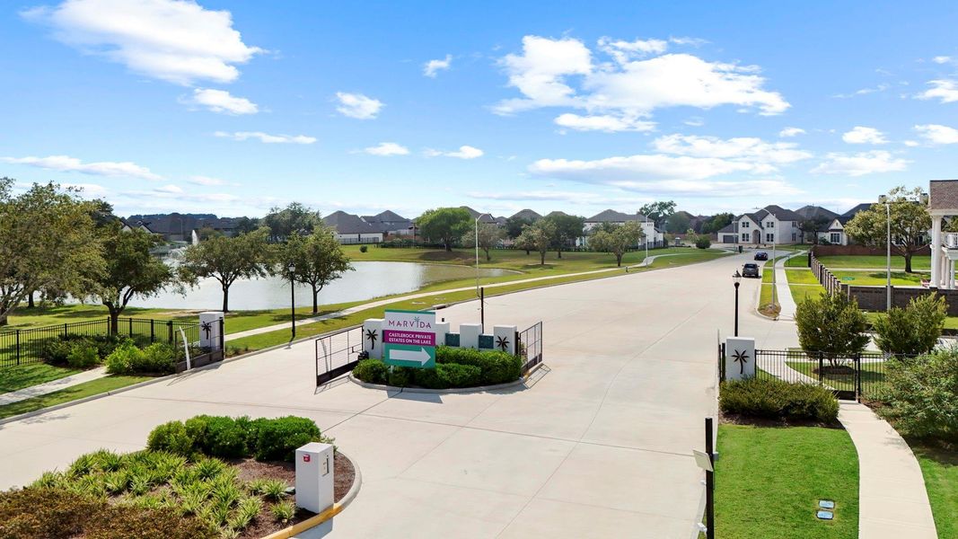 Welcome to Marvida – Luxury Living in Cypress by CastleRock Communities. Discover this amazing gated community just minutes from major highways and top-rated schools for all ages! Come visit the CastleRock Communities model home located at 8502 Trident Point Dr and tour stunning homes today.