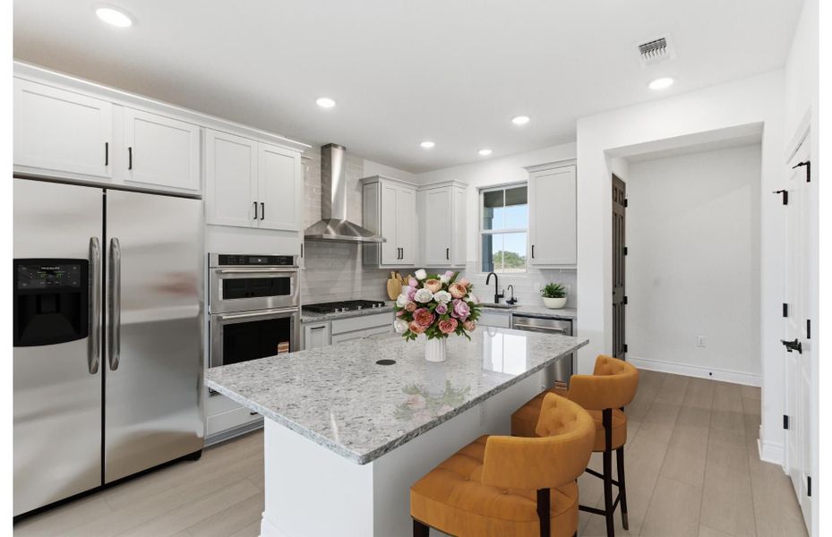 Furnished interior view inside a new home in Del Webb New Braunfels at Veramendi, New Braunfels (Image 4).