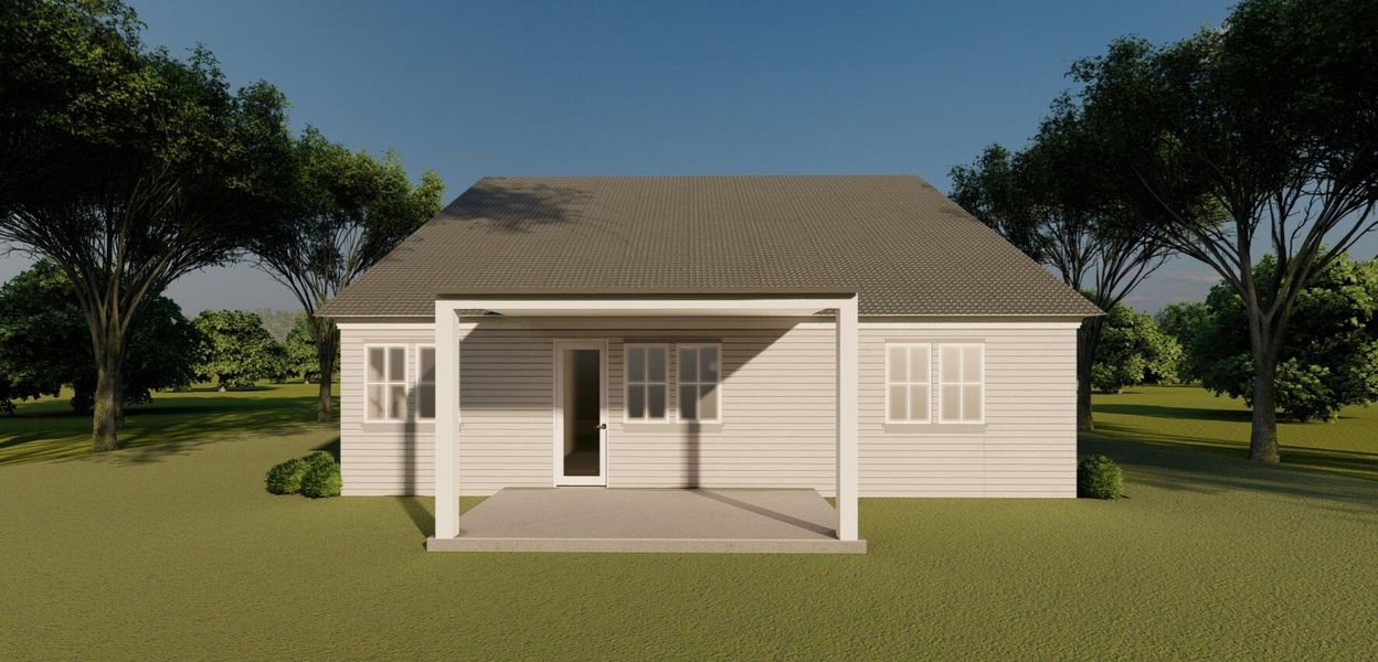 Exterior details and patio area of a home in , Summerville (Image 2).