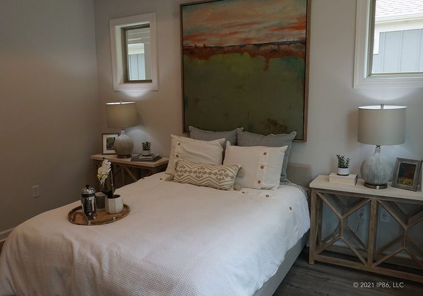 Representative furnished interior of a home built from the Kingston by Epcon Communities in The Courtyards at Oak Grove, Durham (Image 13).