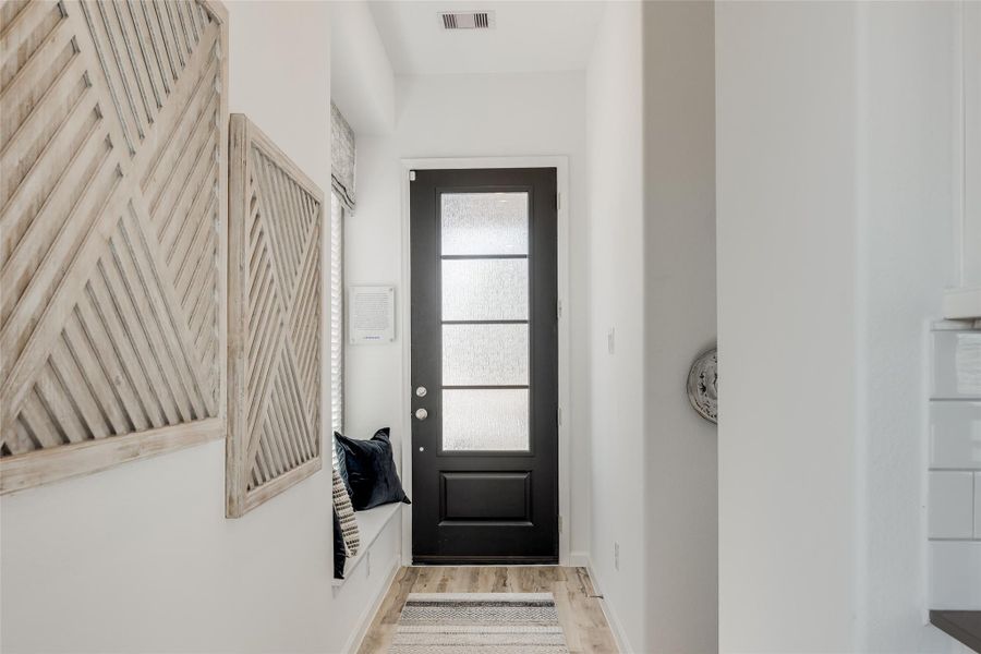 Furnished interior view inside a new home in Bridgeland, Cypress (Image 26).