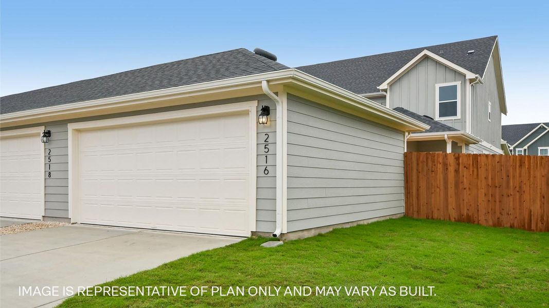 Exterior details and patio area of a home in Avery Centre, Round Rock (Image 4).