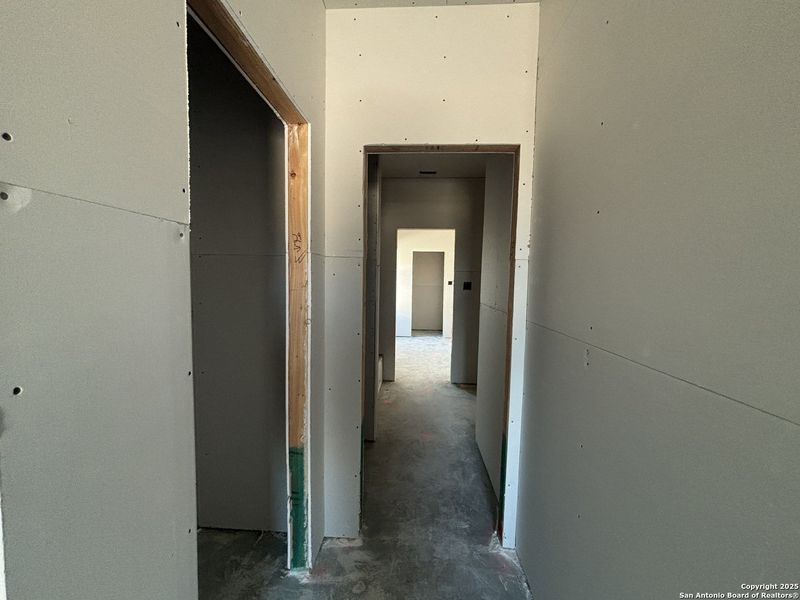 In-progress construction of a new home in The Summit at Saddlebrook Ranch 55's, Schertz, TX (Image 16).