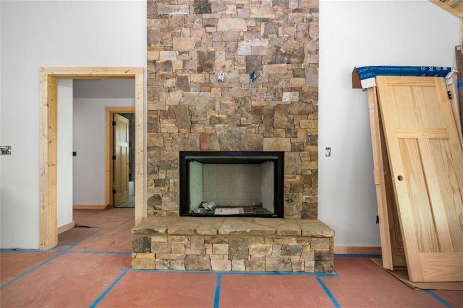 In-progress construction of a new home in , Ellijay, GA (Image 25).