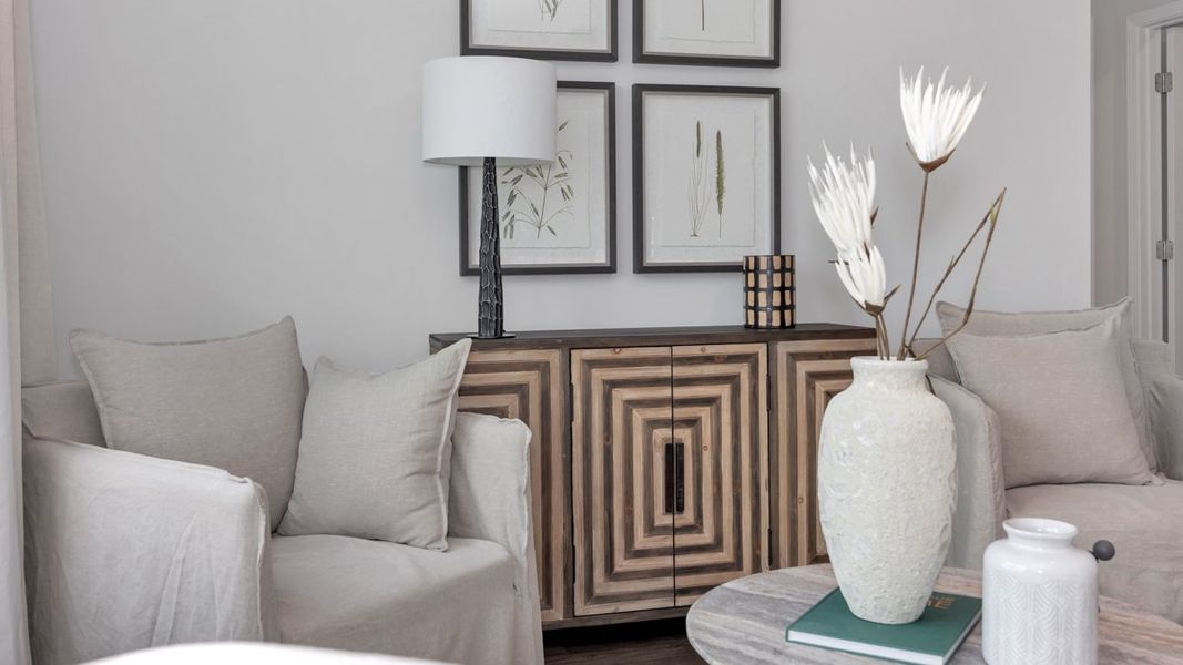 Representative furnished interior of a home built from the Aldridge by D.R. Horton in Bailey Park, Fayetteville (Image 18).