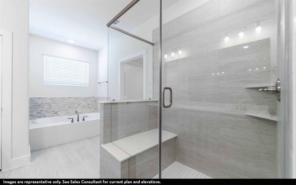 Furnished interior view inside a new home in Craig Ranch, McKinney (Image 8).