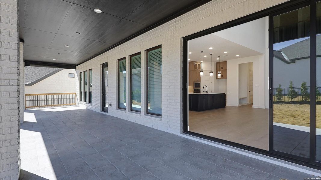 Exterior details and patio area of a home in Esperanza, Boerne (Image 25).