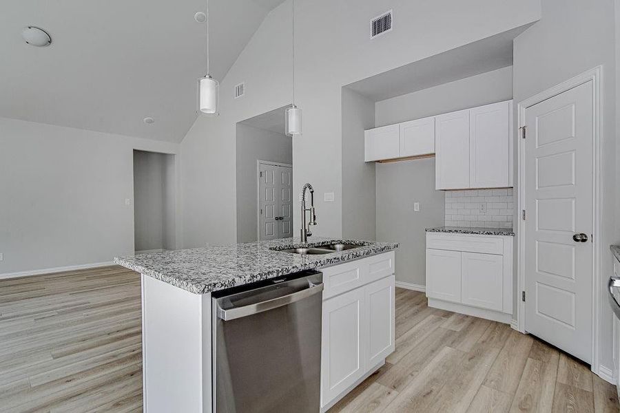 Furnished interior view inside a new home in , Azle (Image 14).