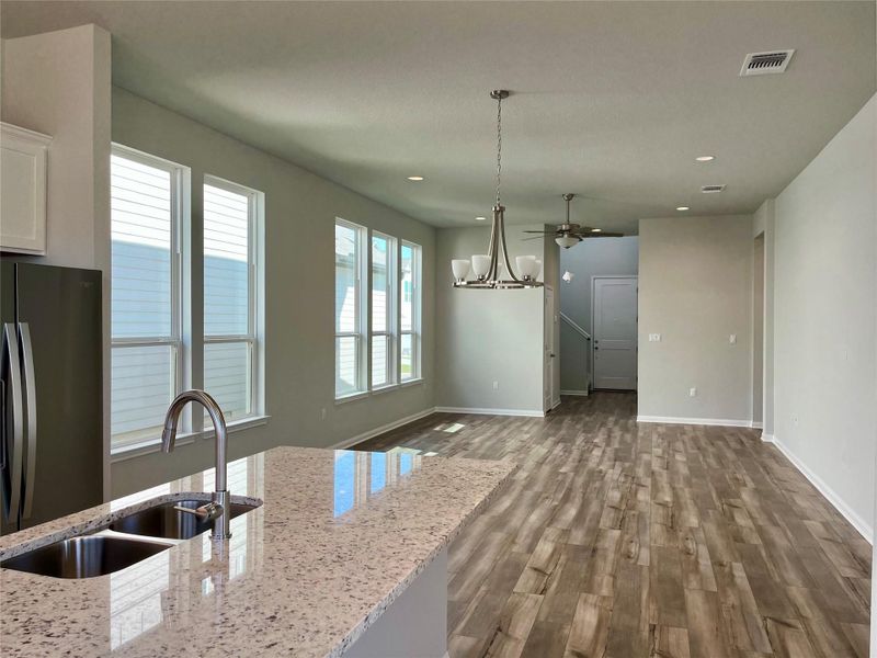 Furnished interior view inside a new home in Fleetwood, Dripping Springs (Image 6). Furnished interior view inside a new home in Fleetwood, Dripping Springs (Image 6).
