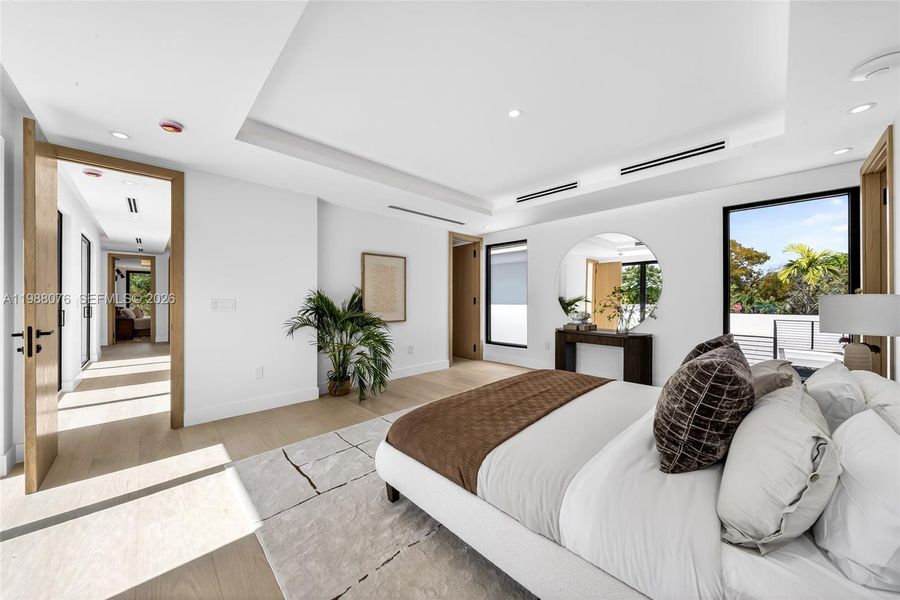 Furnished interior view inside a new home in , Miami (Image 8).