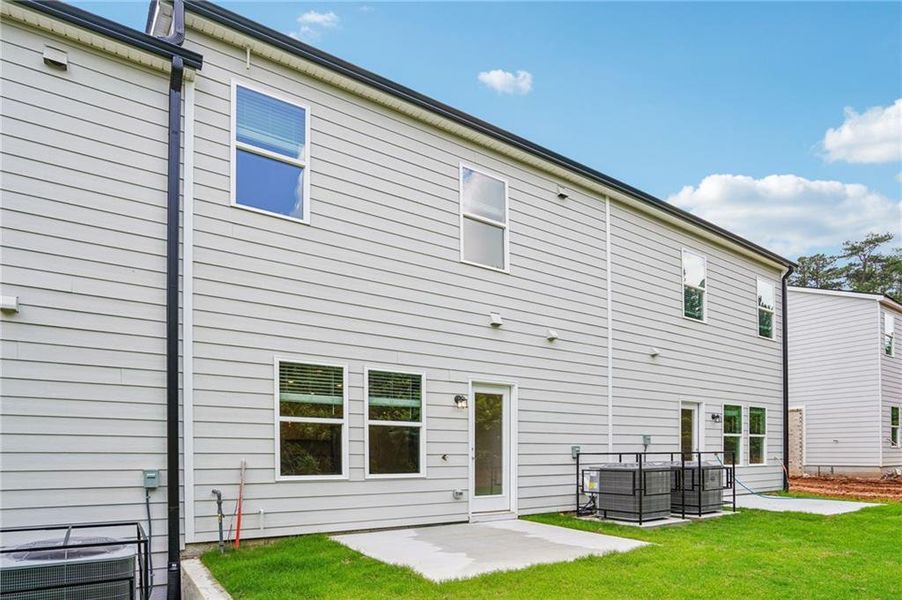 Exterior details and patio area of a home in Artisan Walk, Fairburn (Image 4).