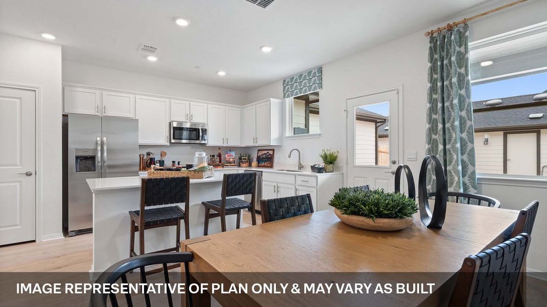 Furnished interior view inside a new home in Avery Centre, Round Rock (Image 18).