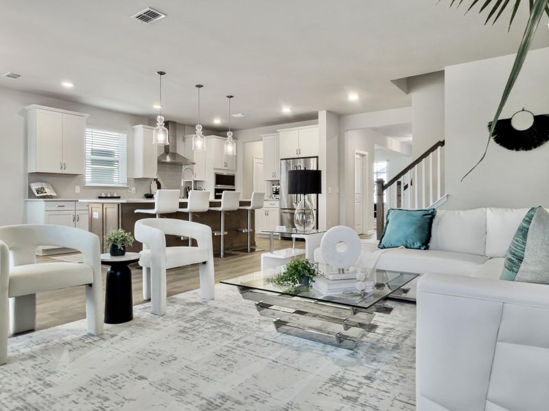 Furnished interior view inside a new home in The Groves of Berkeley, Moncks Corner (Image 57).
