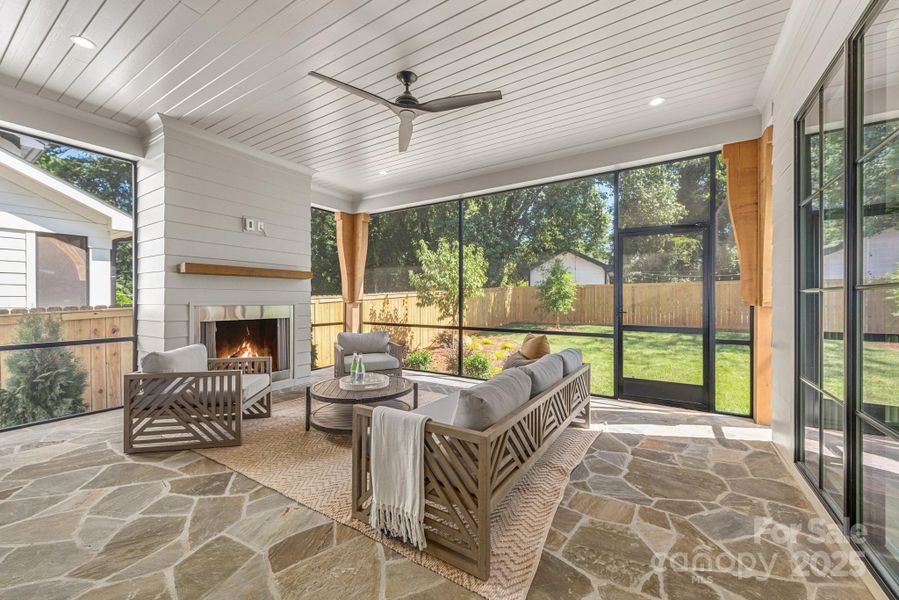 Furnished interior view inside a new home in , Charlotte (Image 40).