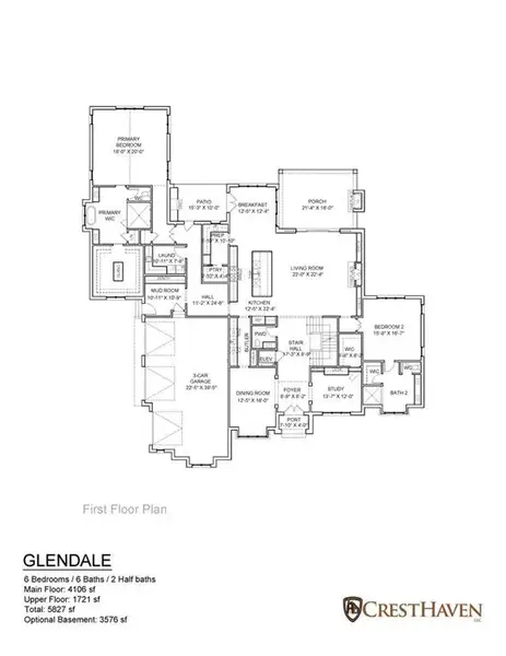 2D floor plan layout of this home in , Suwanee, GA (Image 3).