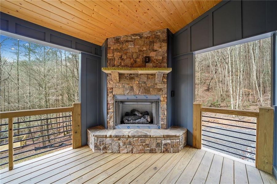 Exterior details and patio area of a home in , Ellijay (Image 20). Exterior details and patio area of a home in , Ellijay (Image 20).