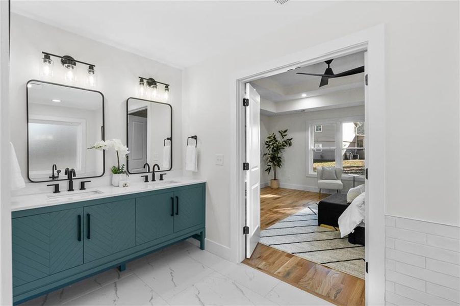 Furnished interior view inside a new home in , Snellville (Image 18).