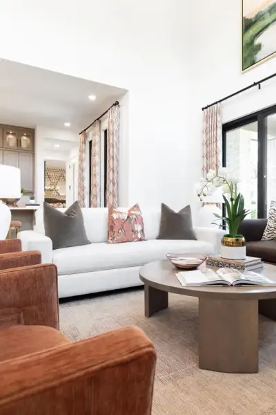 Representative Family Room - some options shown