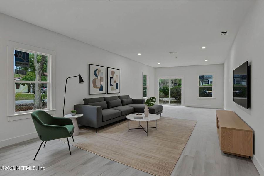 Furnished interior view inside a new home in , Jacksonville (Image 17).