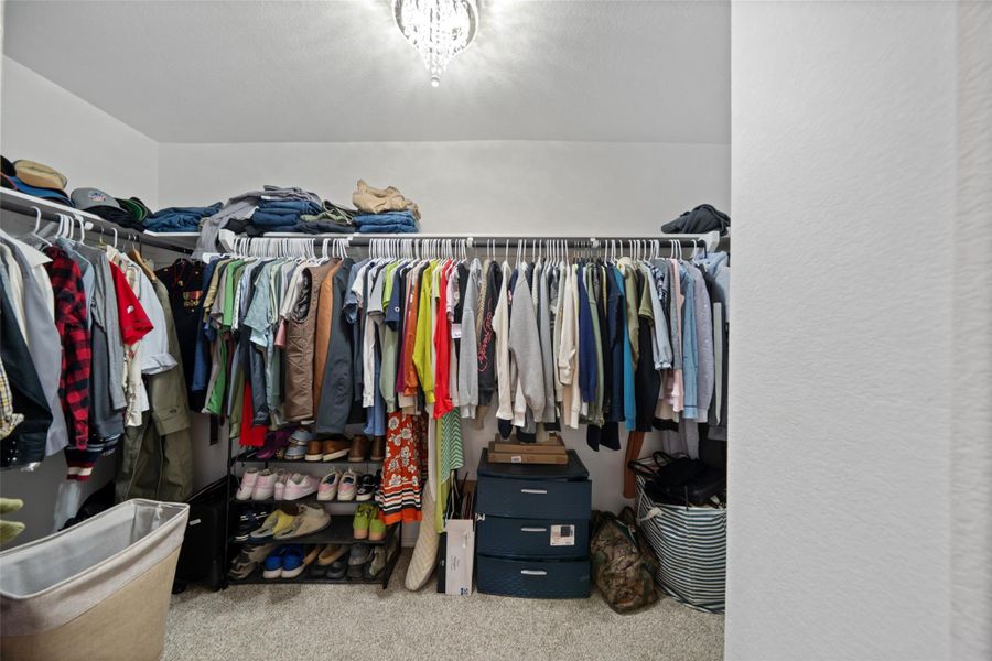 Complete with a large walk-in closet. Complete with a large walk-in closet.