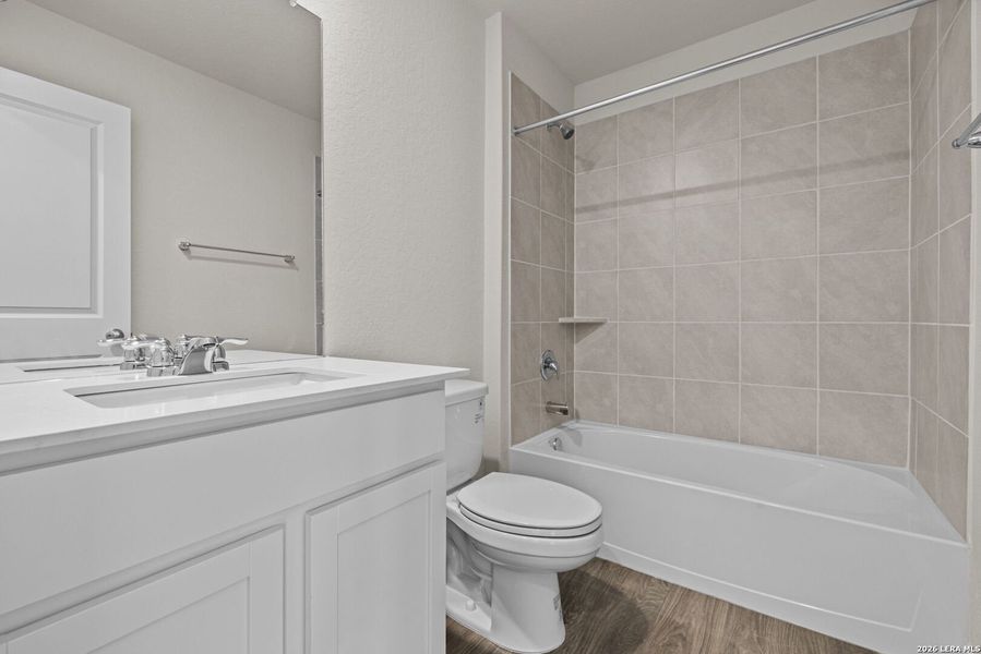 Furnished interior view inside a new home in Redbird Ranch, San Antonio (Image 10).