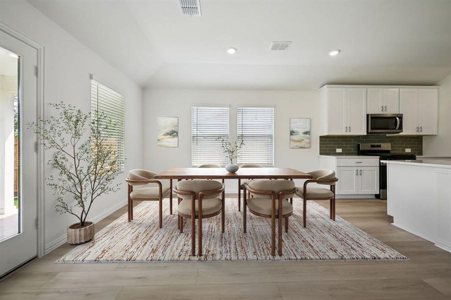 Furnished interior view inside a new home in Westmoor, Sherman (Image 10). Furnished interior view inside a new home in Westmoor, Sherman (Image 10).