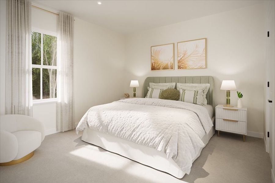Representative furnished interior of a home built from the Meridian by Ryan Homes in Grande Dunes North Village, Longs (Image 10).