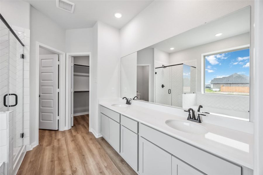 Furnished interior view inside a new home in Barton Place, Cleveland (Image 6).