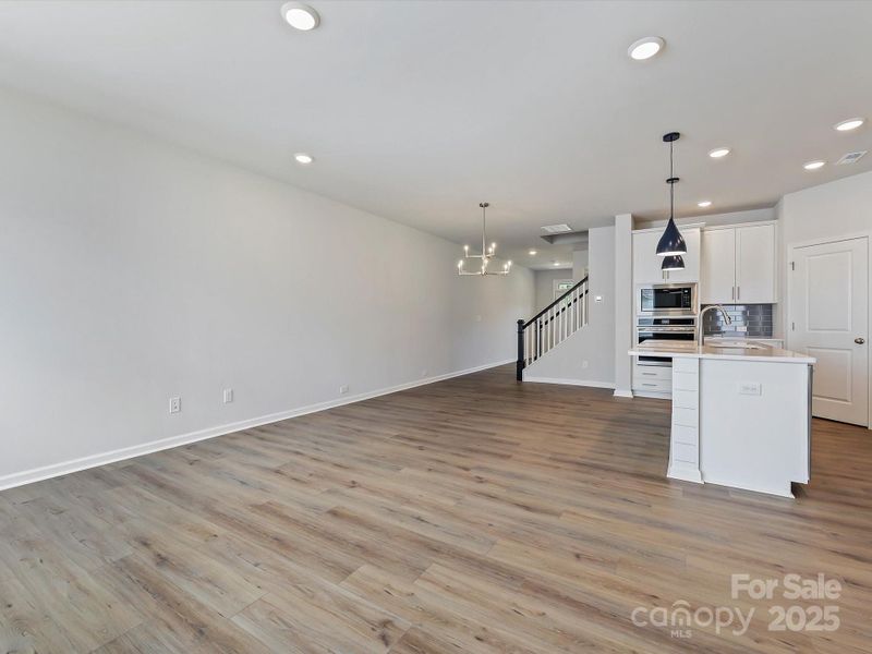 Spacious, unfurnished interior of a new home in North Creek Village - Townhomes, Huntersville (Image 21). Spacious, unfurnished interior of a new home in North Creek Village - Townhomes, Huntersville (Image 21).