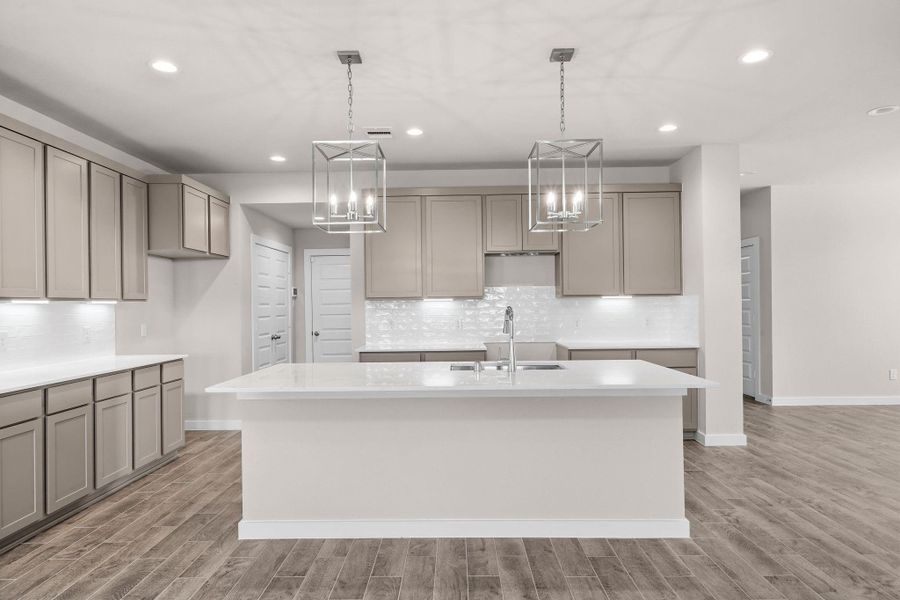 Furnished interior view inside a new home in Sunterra Lakes, Fulshear (Image 9).