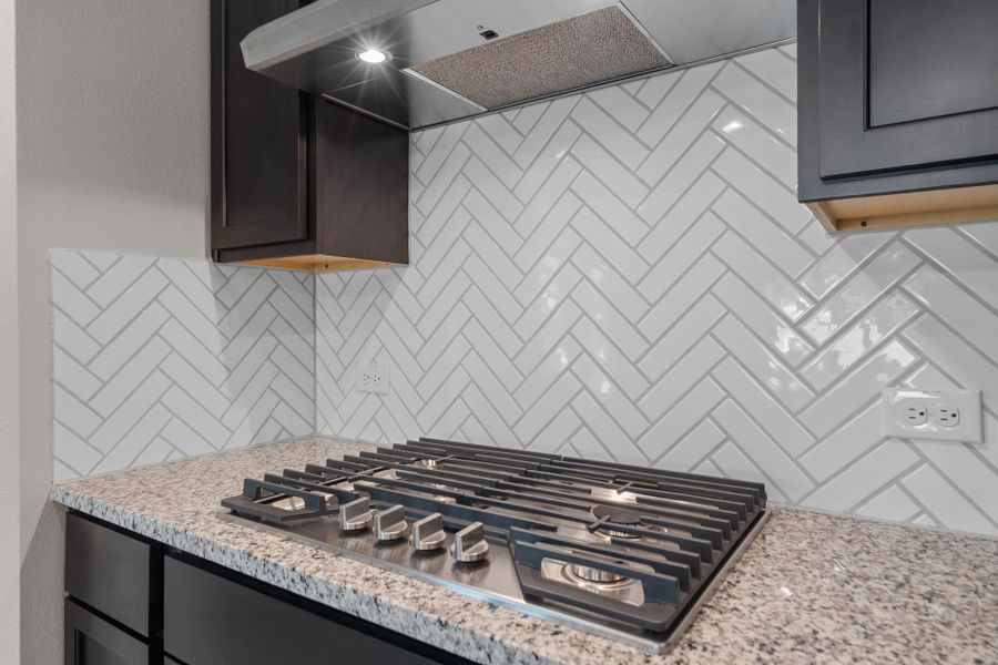 Close-up of interior finishes inside a home in Grand Central Park, Conroe (Image 11).