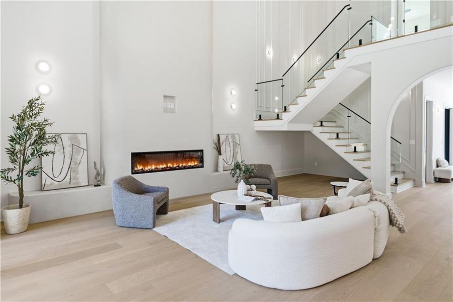 Furnished interior view inside a new home in , Lawrenceville (Image 12).