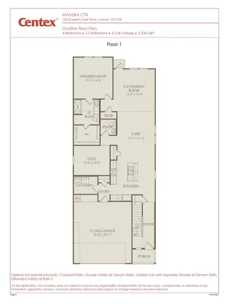 2D floor plan layout of this home in Mavera, Conroe, TX (Image 2). 2D floor plan layout of this home in Mavera, Conroe, TX (Image 2).