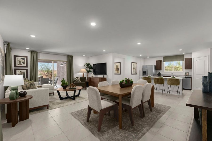 Representative furnished interior of a home built from the 1465 Modeled by KB Home in Mandarina Reserve, Marana (Image 4). Representative furnished interior of a home built from the 1465 Modeled by KB Home in Mandarina Reserve, Marana (Image 4).