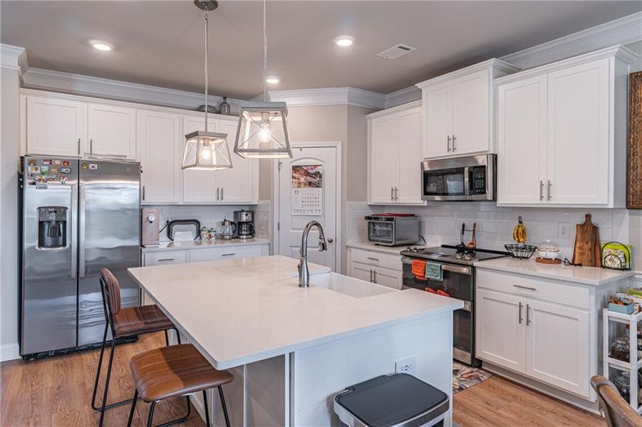 Furnished interior view inside a new home in Enclave at Brookside Crossing, Auburn (Image 28).